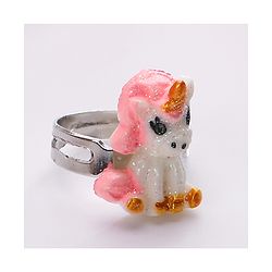 Pine Kids Finger Ring Sets Free Size Pack Of 8 - Multicolor
