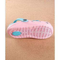 Pine Kids Clogs With Backstrap - Blue Pink