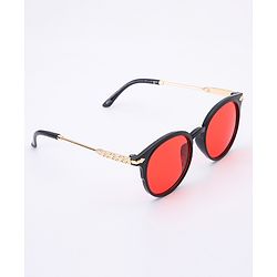 Pine Kids Wayfarer Sunglasses - Red Black
