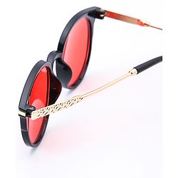 Pine Kids Wayfarer Sunglasses - Red Black