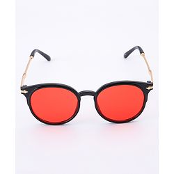 Pine Kids Wayfarer Sunglasses - Red Black