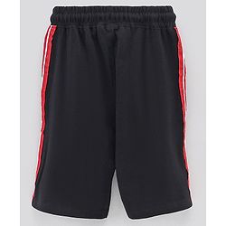 Pine Kids Biowash Shorts With Drawstring Champion Print - Black