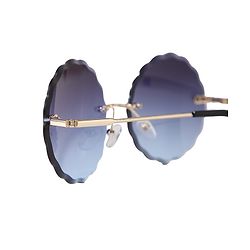Pine Kids Round Sunglasses - Black