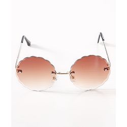 Pine Kids Round Sunglasses - Brown