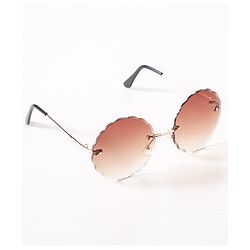 Pine Kids Round Sunglasses - Brown