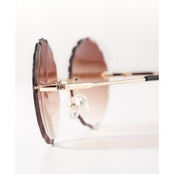 Pine Kids Round Sunglasses - Brown