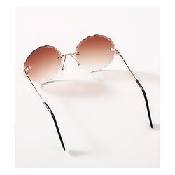 Pine Kids Round Sunglasses - Brown