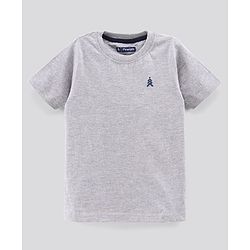 Pine Kids Biowash Half Sleeves Tees Pack of 3 - Red Royal Blue Light Grey