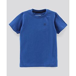 Pine Kids Biowash Half Sleeves Tees Pack of 3 - Red Royal Blue Light Grey