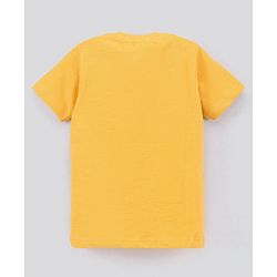Pine Kids Half Sleeves Biowashed Solid And Printed Cotton TShirt Pack Of 3 - Multicolour