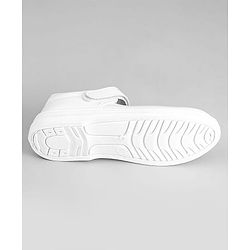 Pine Kids Solid School Shoes with Velcro Closure - White