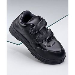 Pine Kids Non Lace School Shoes - Black