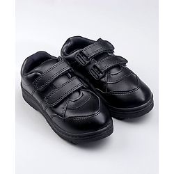 Pine Kids Non Lace School Shoes - Black