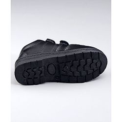 Pine Kids Non Lace School Shoes - Black