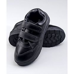 Pine Kids Non Lace School Shoes - Black