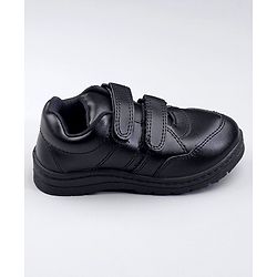 Pine Kids Non Lace School Shoes - Black