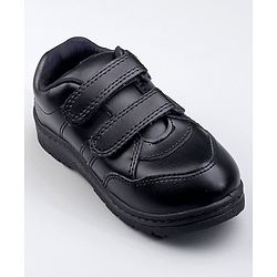 Pine Kids Non Lace School Shoes - Black