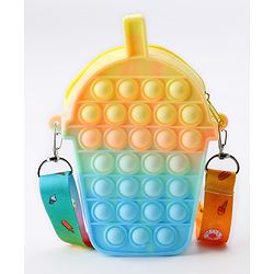 Pine Kids Free Size Ice Cream Shape Sling Bag - Multicolour