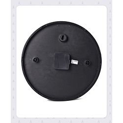 Pine Kids Solar Wall Clock - Blue & Black