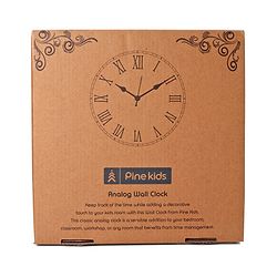 Pine Kids Zodiac Wall Clock - Blue & Black