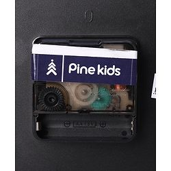 Pine Kids Transport Wall Clock - Light Blue & Black