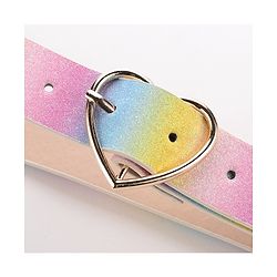 Pine Kids Belts Heart Shaped Buckle Closure Free Size - Multicolor
