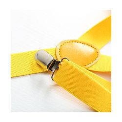 Pine Kids Bow and Suspender Set - Fluorescent Yellow