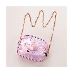 Pine Kids Sling Bag Unicorn Design - Pink