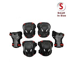 Pine Kids  3 in 1 Safety and Protective Gear Accessories Small Size - Black