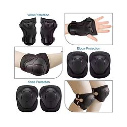Pine Kids Safety and Protective Gear Accessories Small Size - Red| Ideal for Cycling and Skating