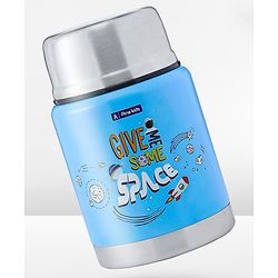 Pine Kids Stainless Steel Printed Food Jar - Blue