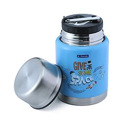 Pine Kids Stainless Steel Printed Food Jar - Blue