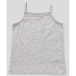 Pine Kids Short Sleeves Knotted Top Beautiful Print - Orange Light Grey