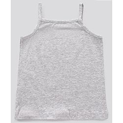 Pine Kids Short Sleeves Knotted Top Beautiful Print - Orange Light Grey
