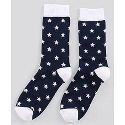 Pine Kids Anti Microbial Washed Soft Terry Socks Set of 2 Pairs - Navy