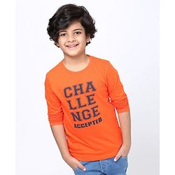 Pine Kids Full Sleeves Cotton Tshirt Pack of 2 - Multicolour