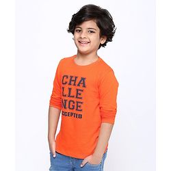 Pine Kids Full Sleeves Cotton Tshirt Pack of 2 - Multicolour