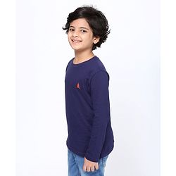 Pine Kids Full Sleeves Cotton Tshirt Pack of 2 - Multicolour