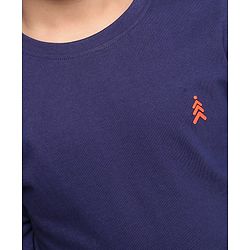 Pine Kids Full Sleeves Cotton Tshirt Pack of 2 - Multicolour