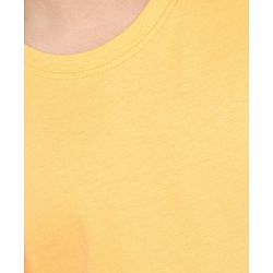 Pine Kids Full Sleeves Biowashed Solid T-Shirts Text Print Pack of 2 - Grey Yellow