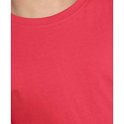 Pine Kids Full Sleeves Biowashed Solid T-Shirts Text Print Pack of 2 - Navy Red