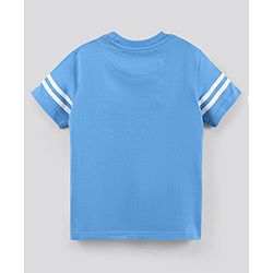 Pine Kids Half Sleeves Biowashed T-Shirt Text Print - Multicolor