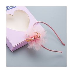 Pine Kids Hair Accessories  Free Size Combo Pack Of 5 - Peach