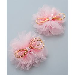 Pine Kids Hair Accessories  Free Size Combo Pack Of 5 - Peach