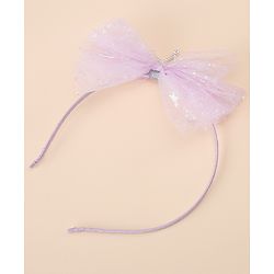 Pine Kids Free Size Hair Band and Rubber Bands Set of 5 - Purple