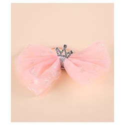 Pine Kids Free Size Hair Band and Rubber Bands Set of 5 - Peach