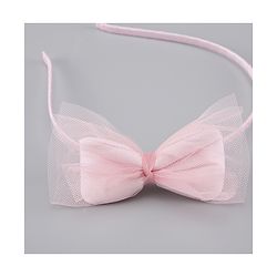 Pine Kids Free Size Hair Band and Rubber Bands Set of 5 - Light Pink