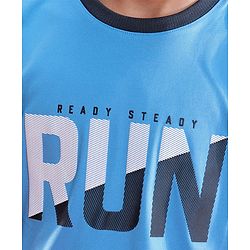 Pine Active Skin Friendly & Breathable Sleeveless Sportswear T-Shirt - Blue
