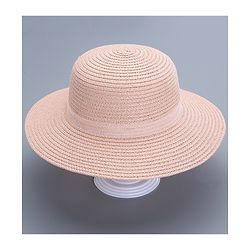 Pine Kids Straw Hat With Bow - Pink