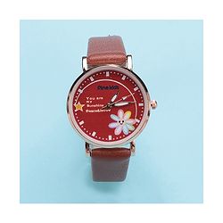 Pine Kids Analog Watch And Bracelet - Red